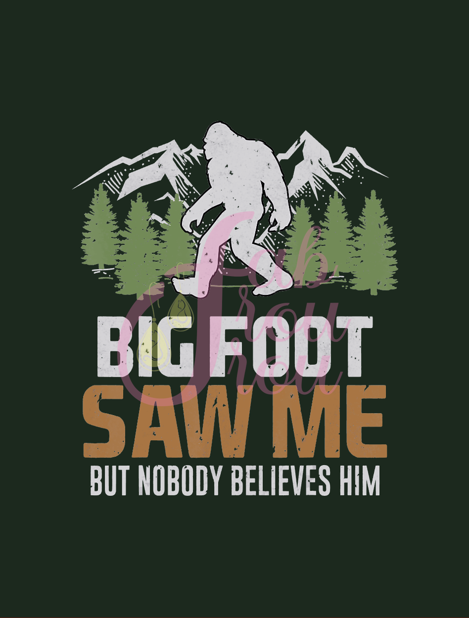 Bigfoot Saw Me Magnet
