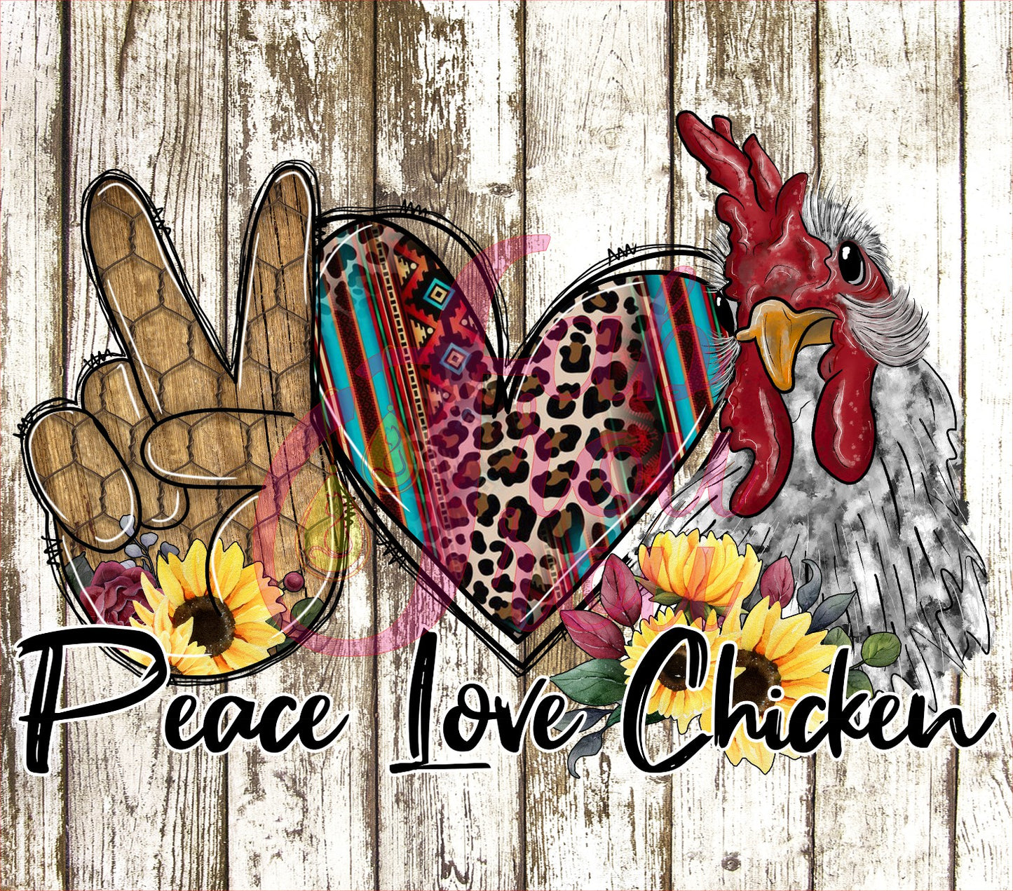 Chicken Peace Love 1