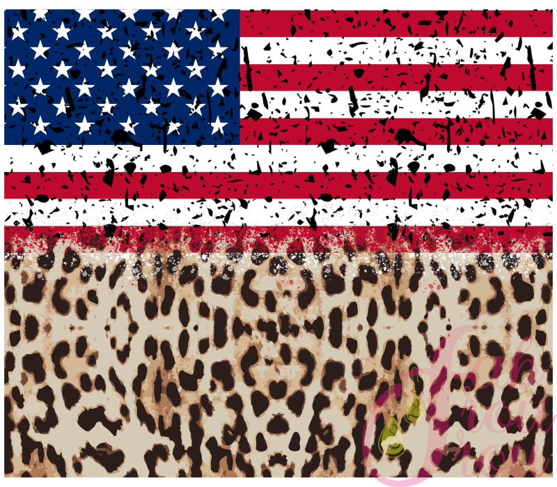 20 oz Flag Leopard 2