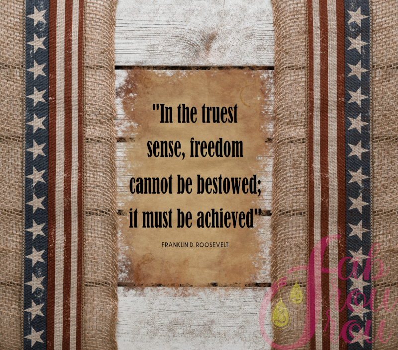 20 oz Freedom Must Be Achieved