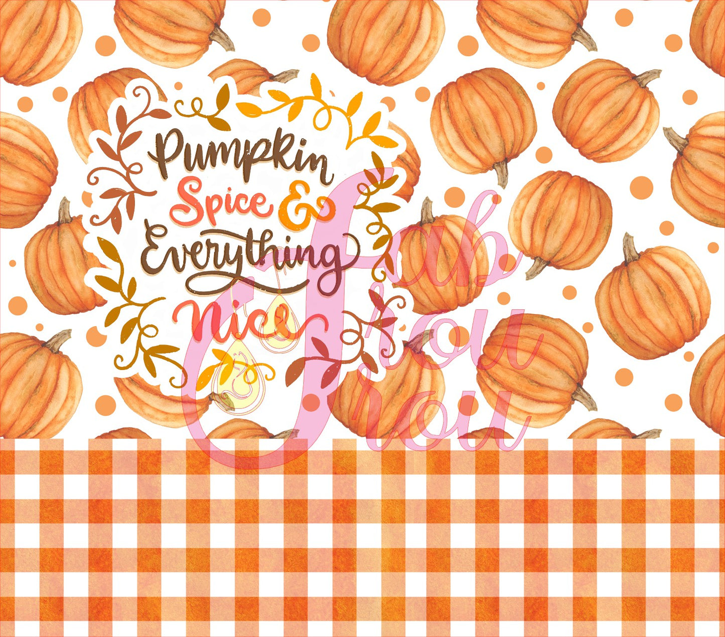 Gingham Pumpkin Spice