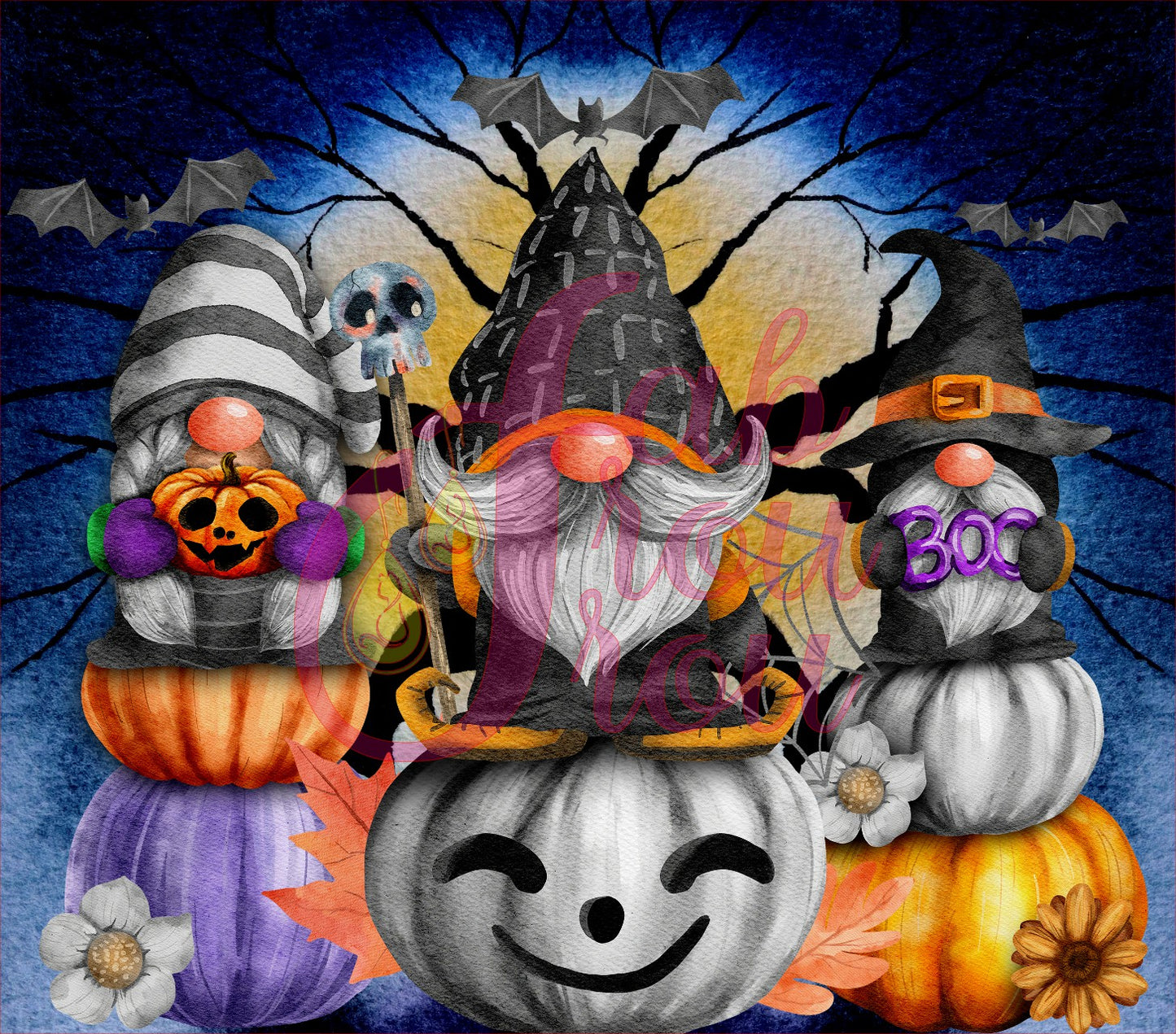 Halloween Gnome Trio 2