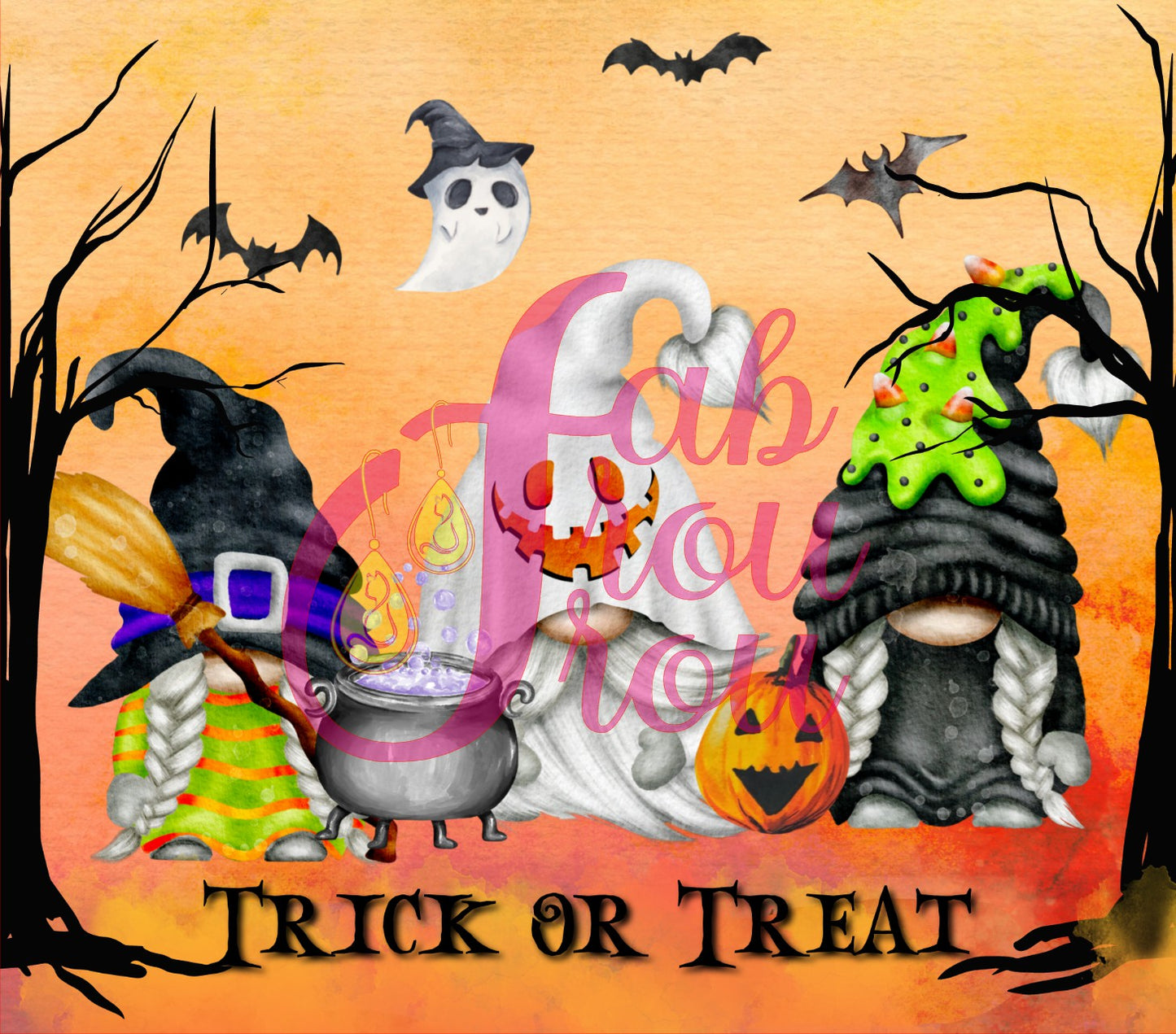 Halloween Gnome Trio 3 Tumbler