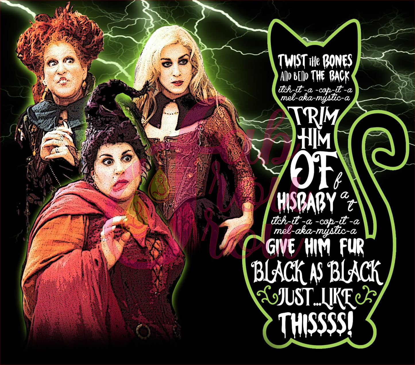 Hocus Pocus Black Cat Spell