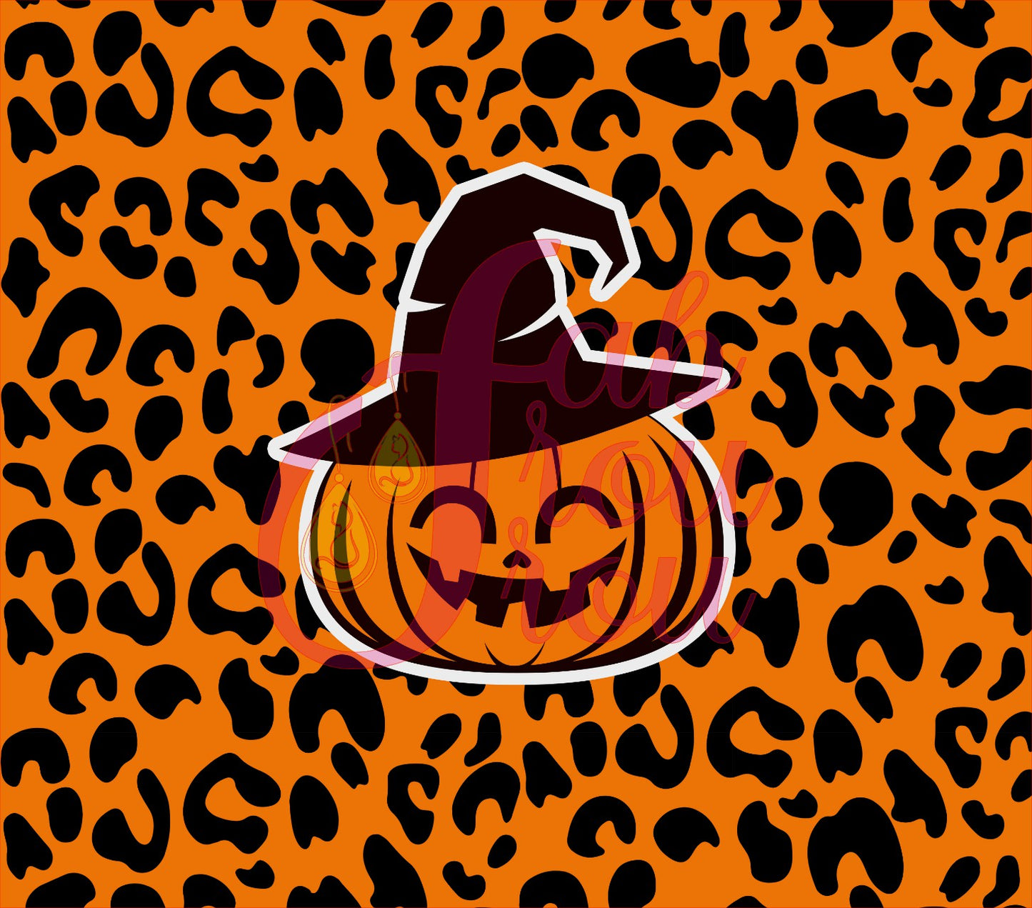 Jack on Orange Leopard bg