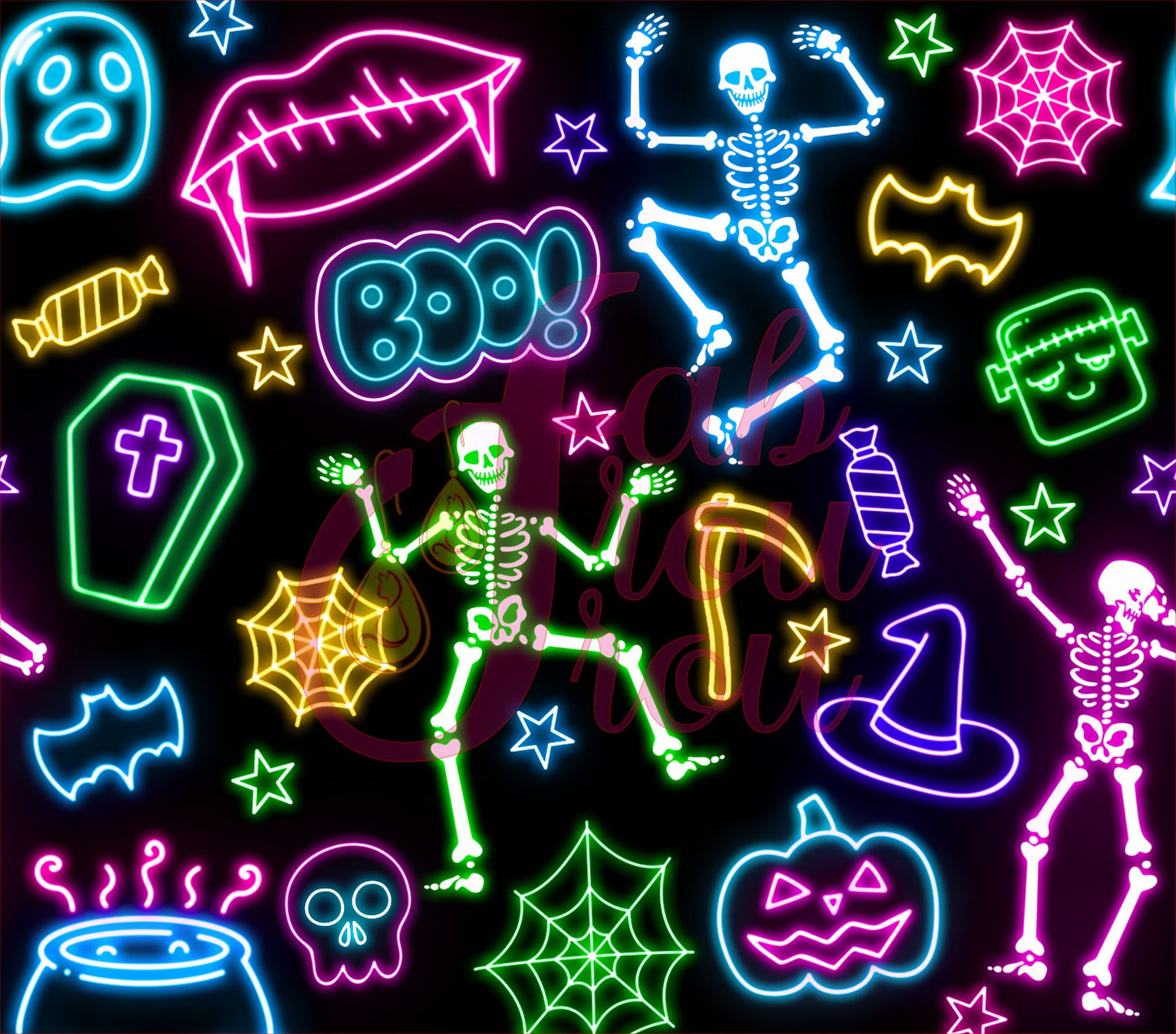 Neon Skeleton Dance