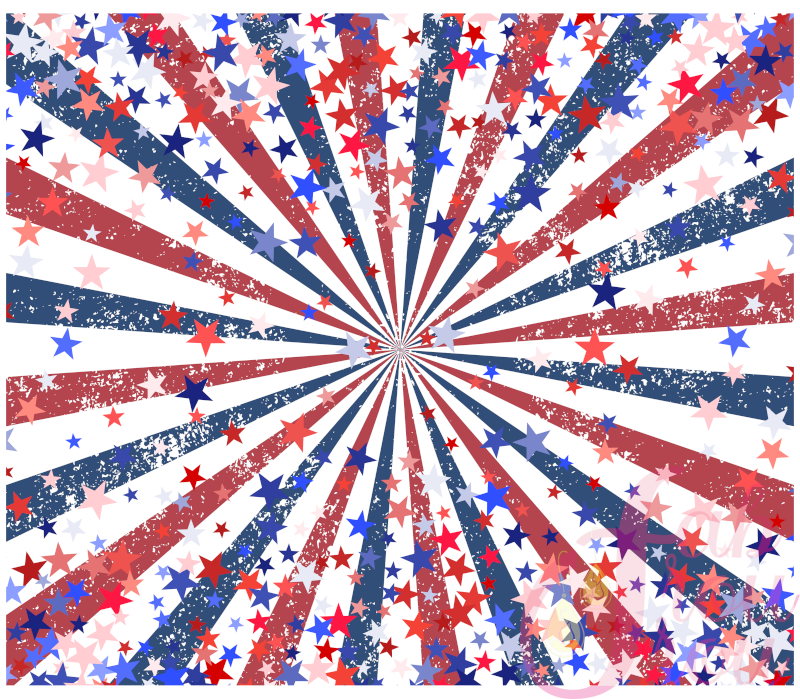 20 oz Patriotic Burst