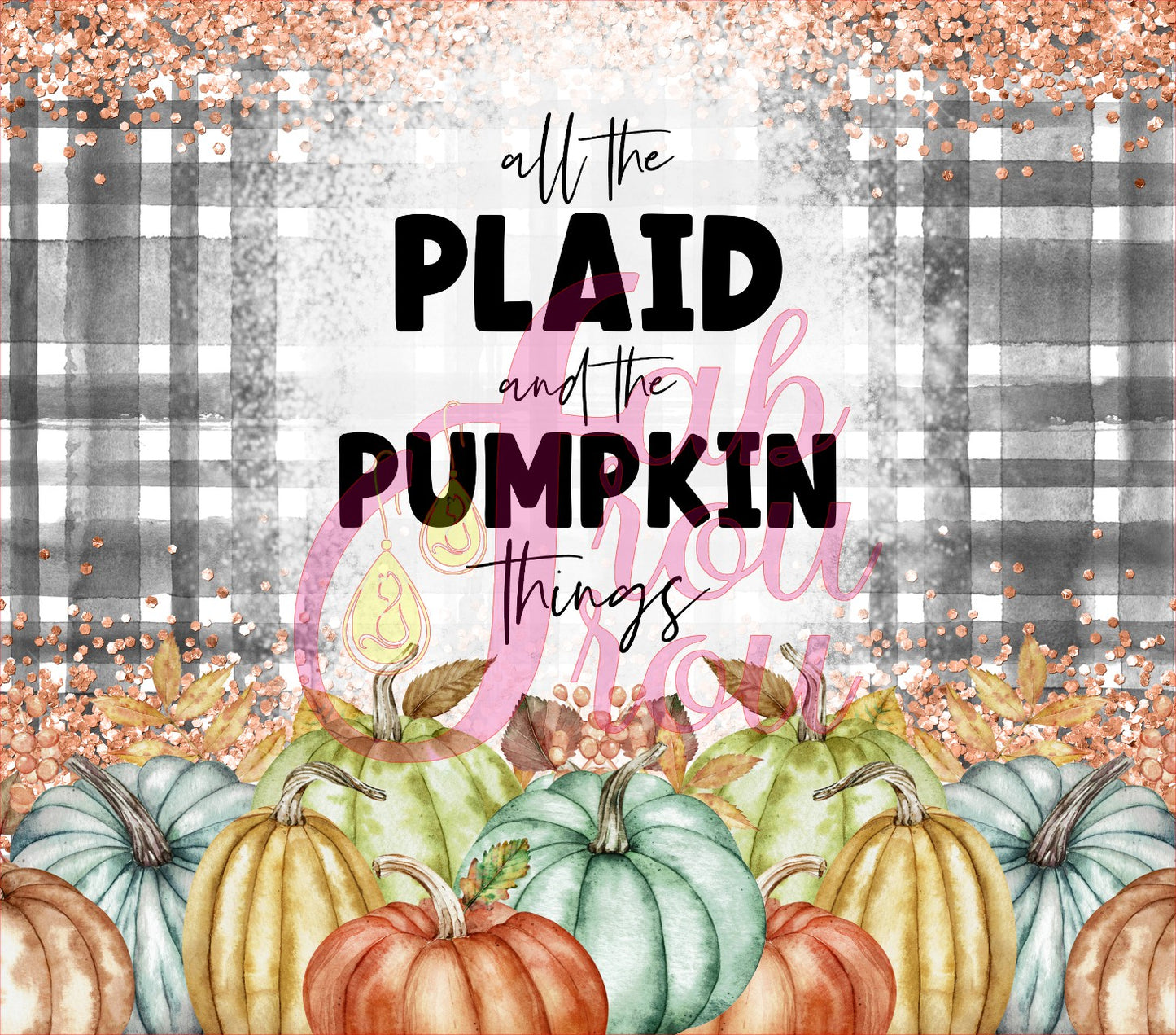 Plaid and Pumpkins 1