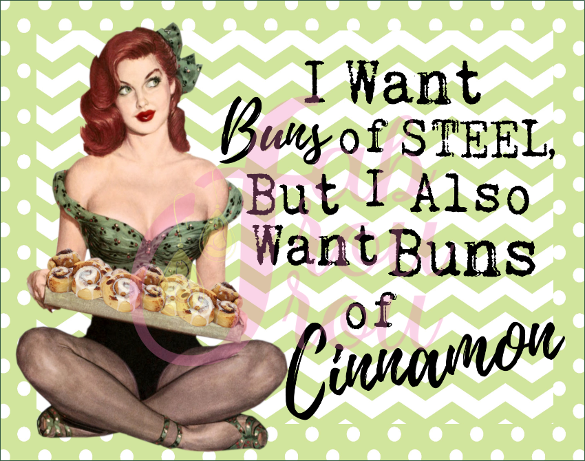 Buns of Cinnamon Magnet