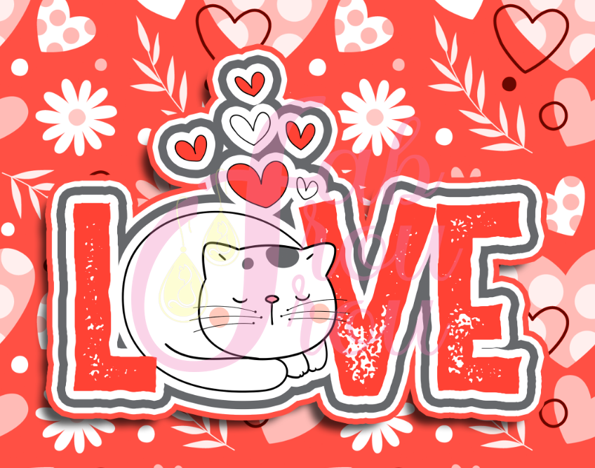 Cat Love 1 Magnet