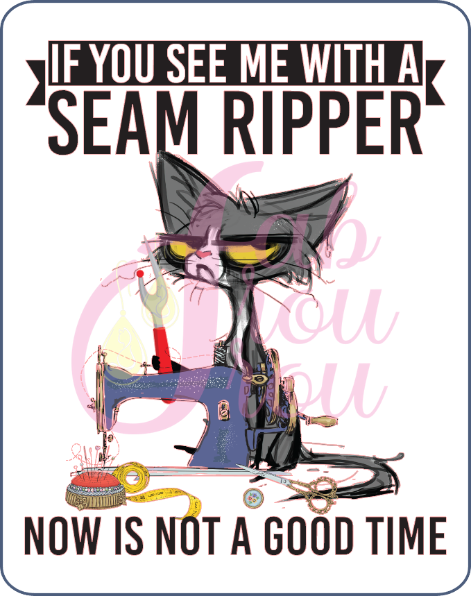 If you see me with a Seam Ripper Magnet