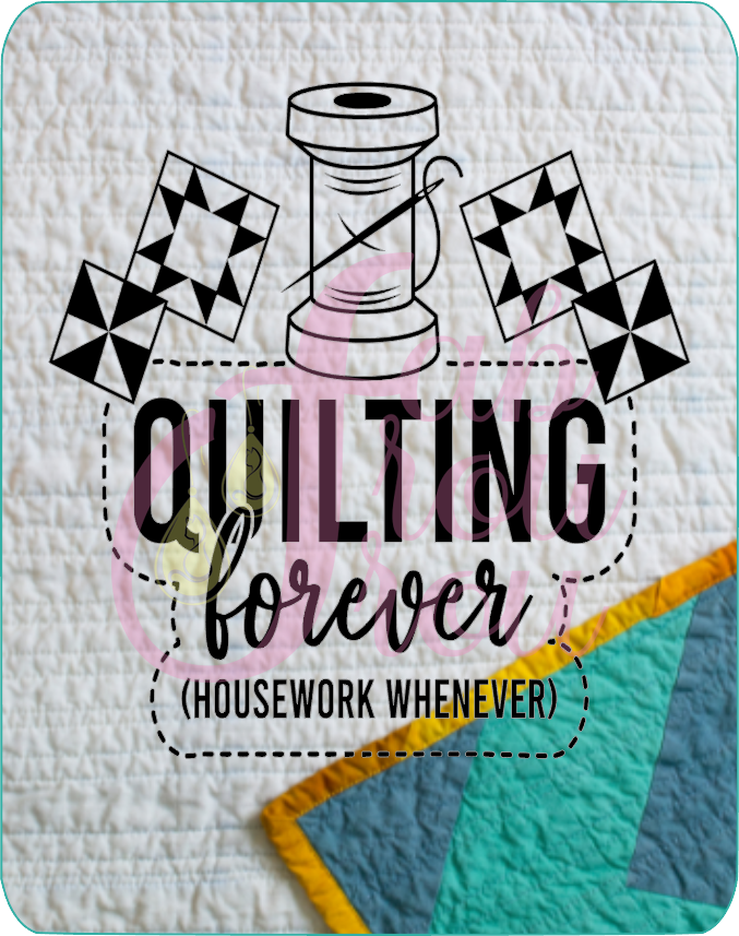Quilting Forever Housework Whenever Magnet