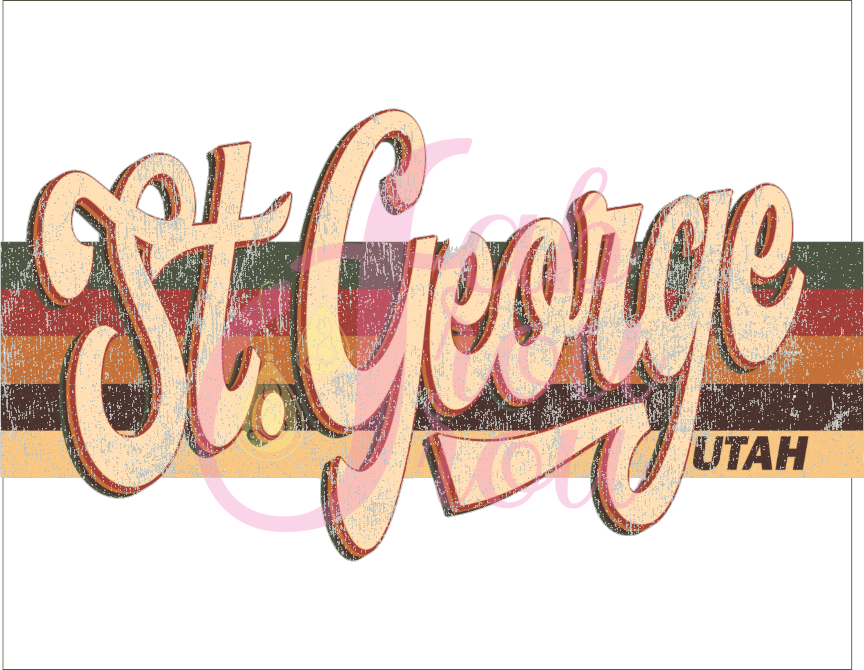 St. George Retro Magnet