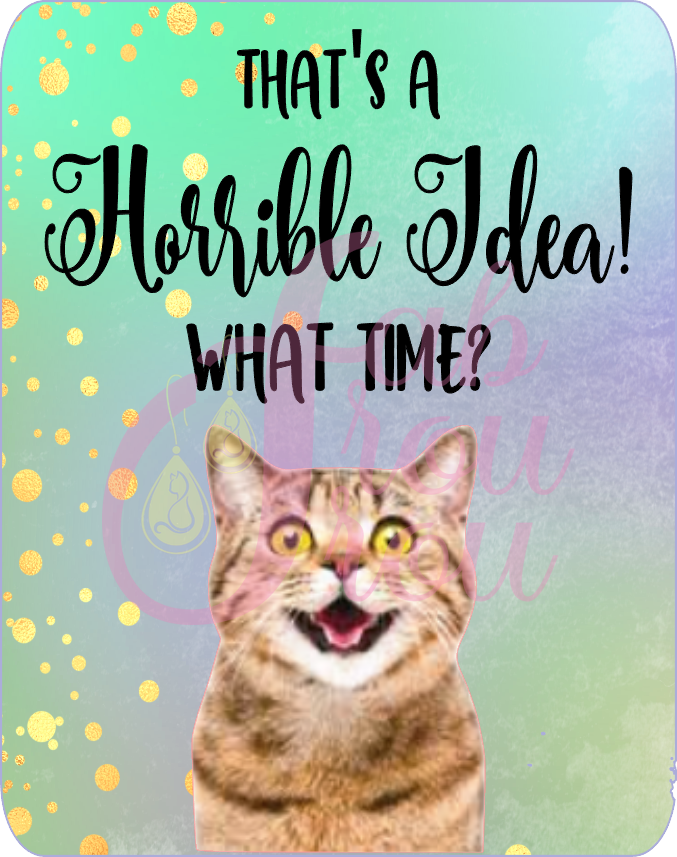 That's a Horrible Idea! What Time? Magnet