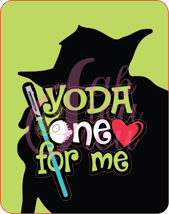 Yoda One For Me Magnet