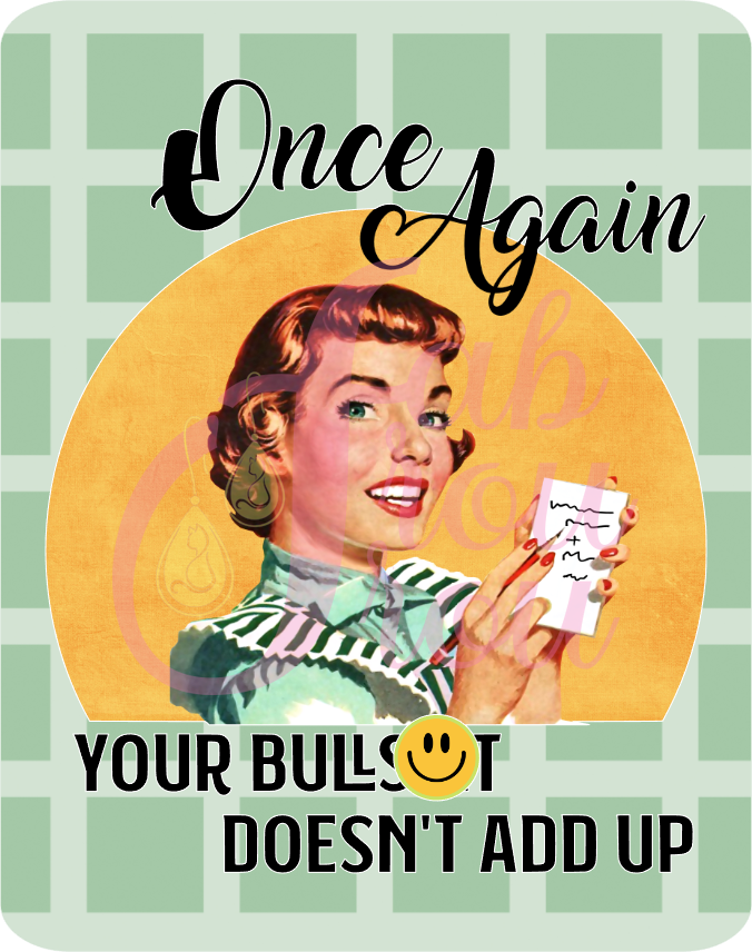 Bull Doesn't Add Up Magnet