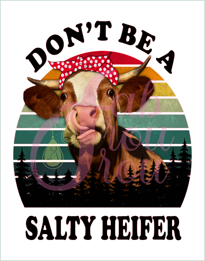 Don't Be a Salty Heifer Magnet