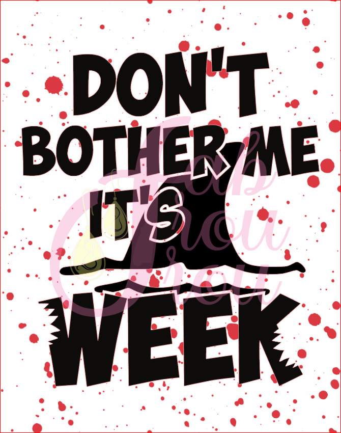 Don't Bother Me It's Shark Week Magnet