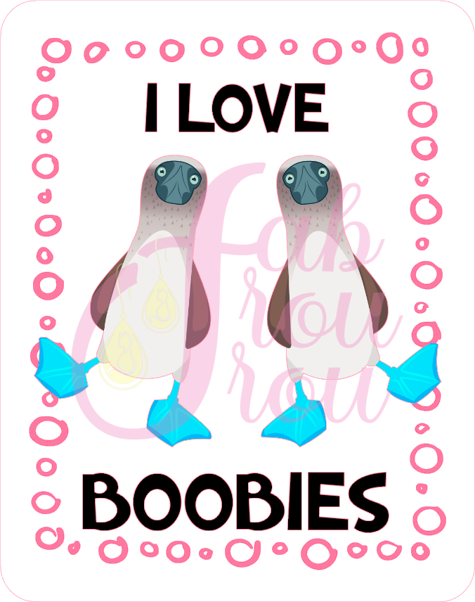 I Love Boobies Magnet