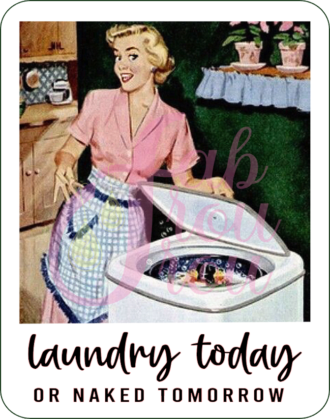 Laundry Or Naked Magnet