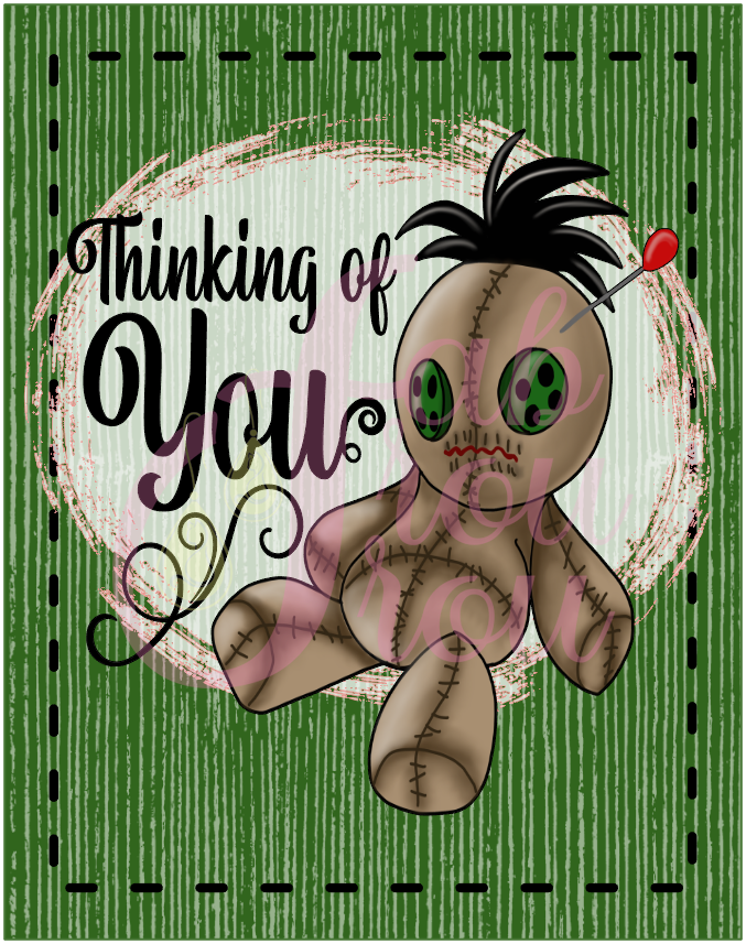 Thinking of You Voodoo Green Magnet