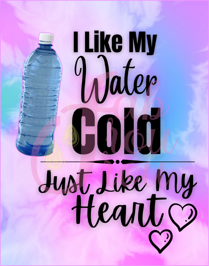 Water Cold Heart Magnet