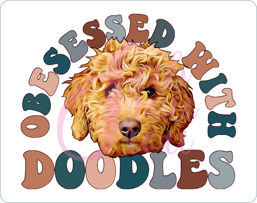 Obsessed With Doodles Magnet