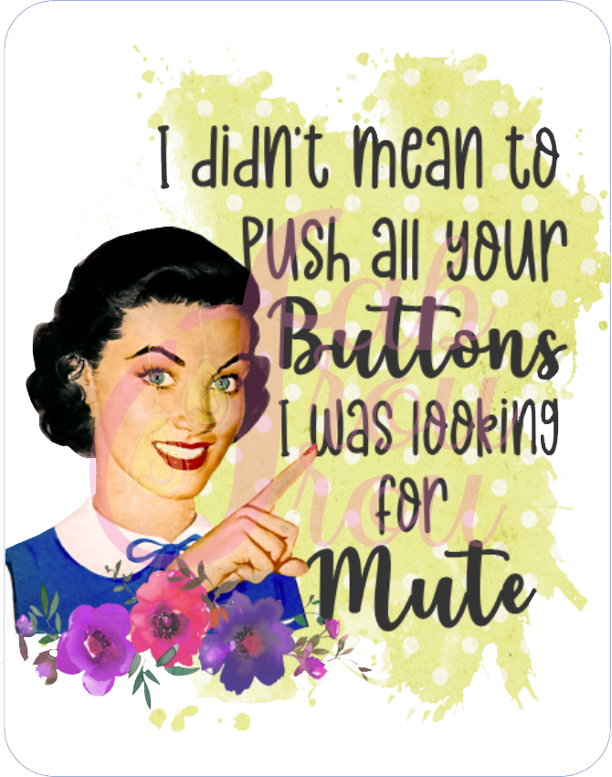 Push Buttons Mute Magnet