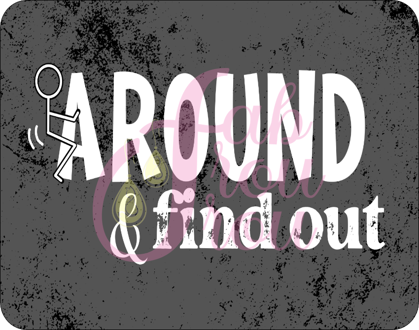 F Around and Find Out Gray Magnet