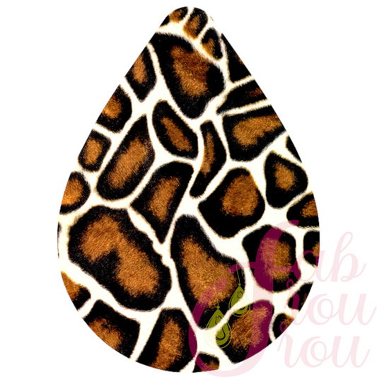 Giraffe on White