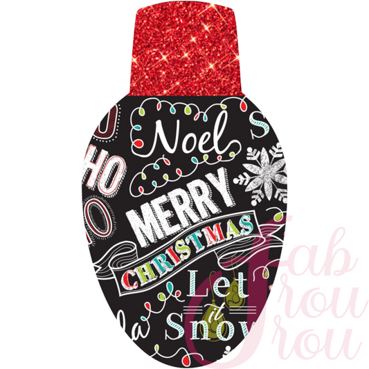 Merry Christmas on Black