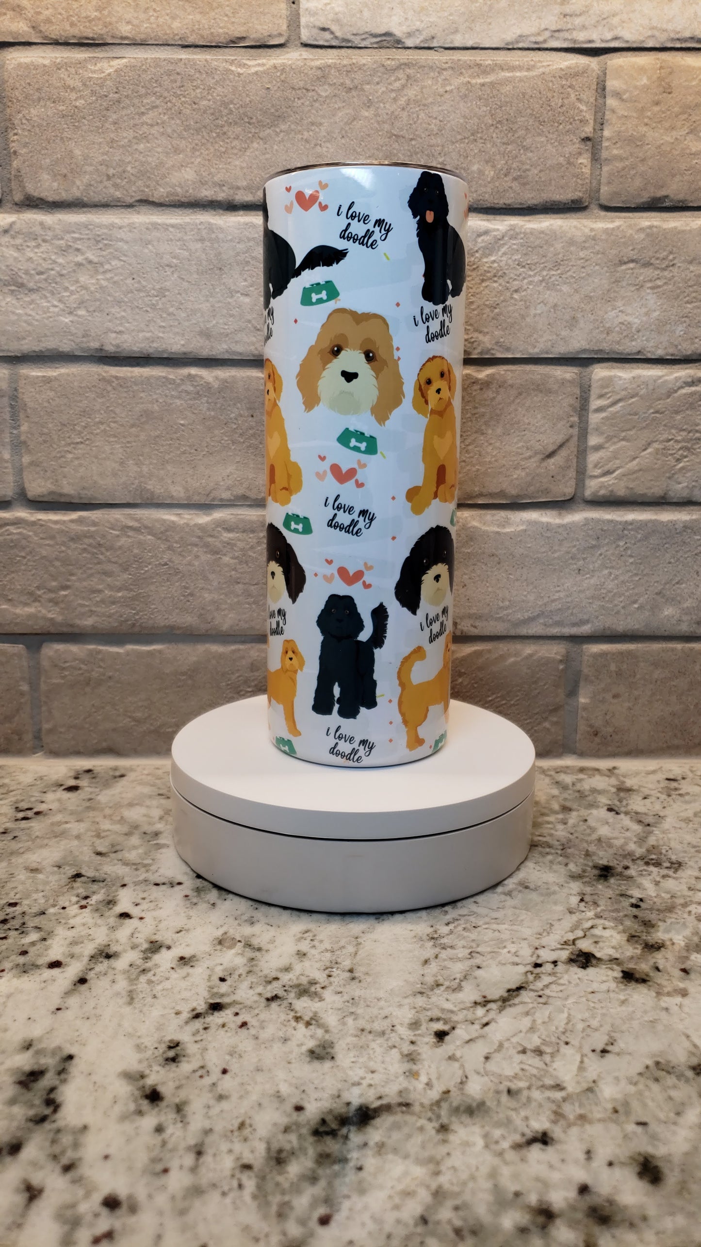 20 oz I Love My Doodle Tumbler