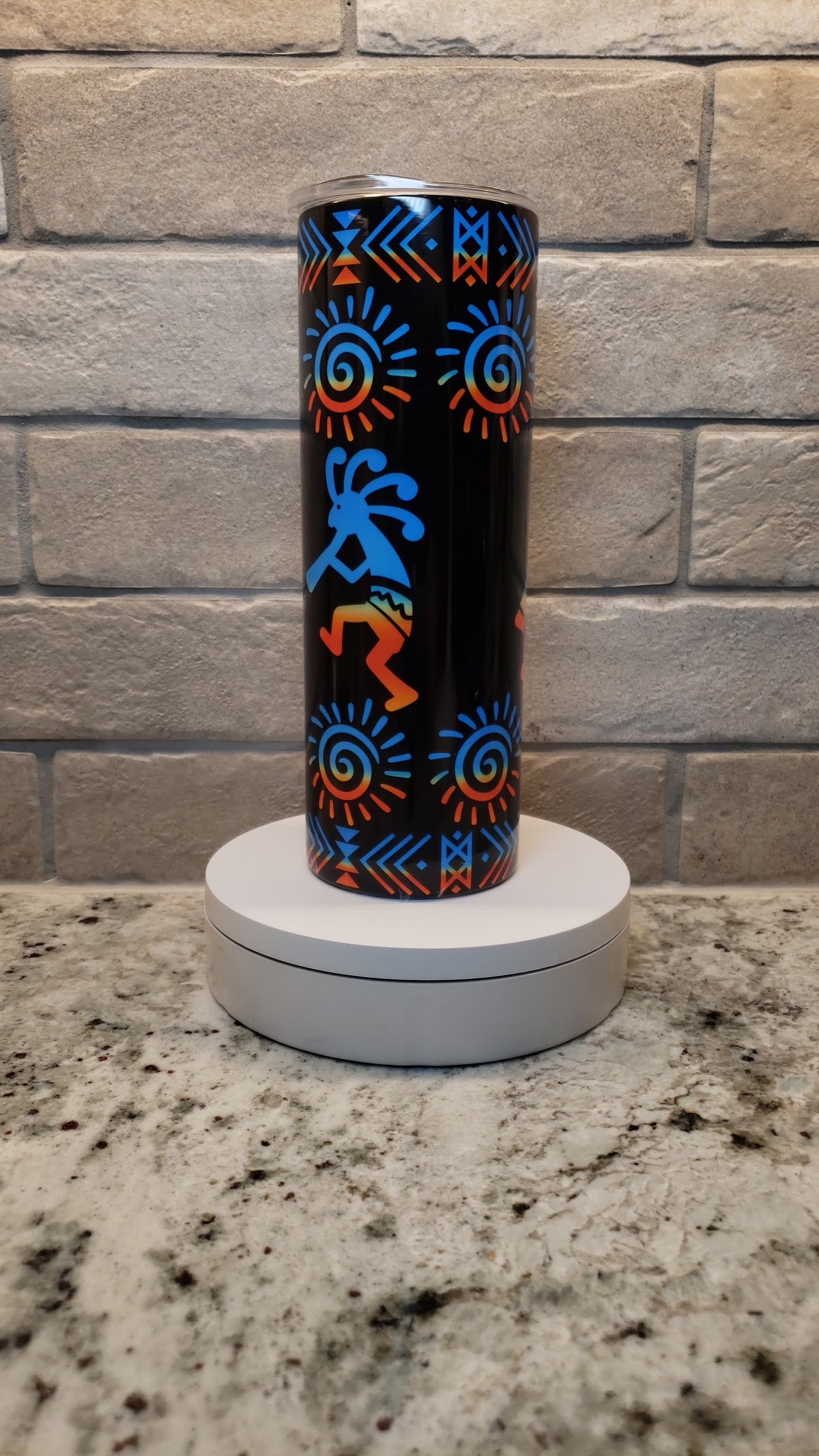 20 oz Aztec Kokopelli Tumbler