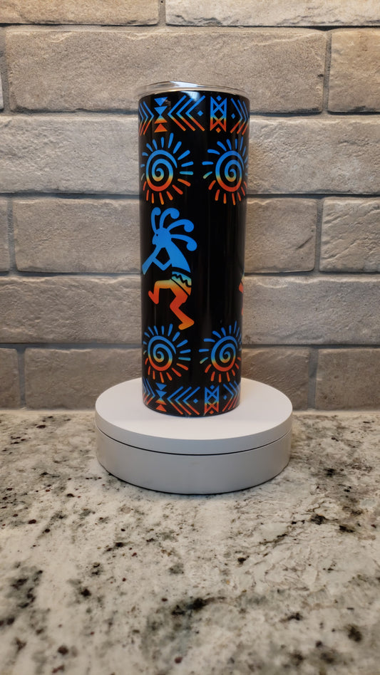 20 oz Aztec Kokopelli Tumbler