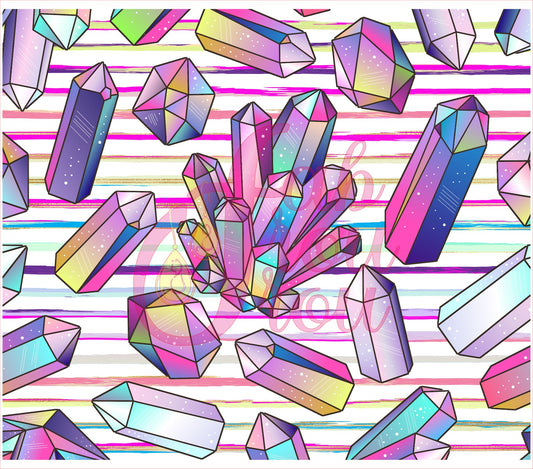 Rainbow Crystals Tumbler