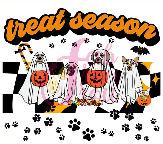 Treat Season Dog Ghosts