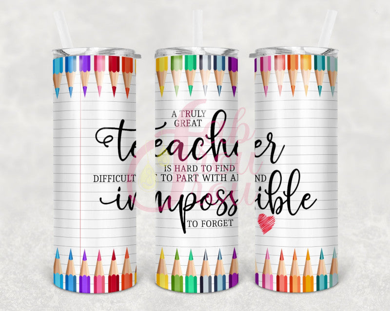 20 oz Teacher Appreciation Tumbler