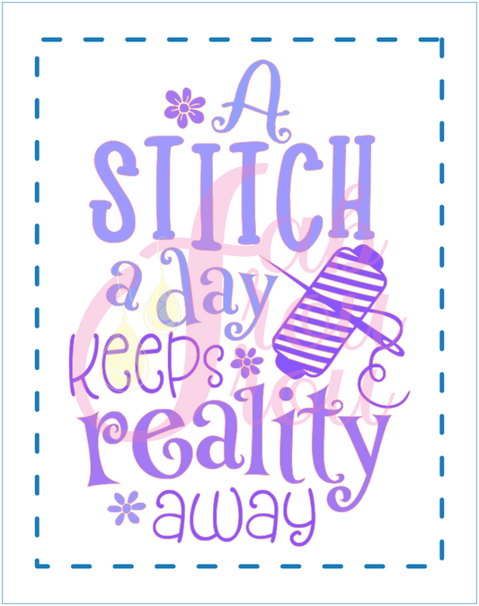 A Stitch A Day Magnet
