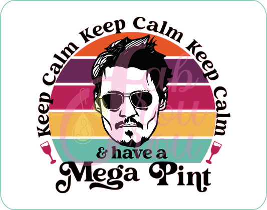 Keep Calm Mega Pint Magnet