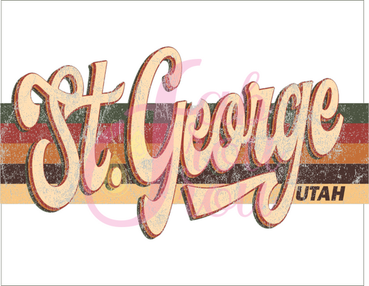 St. George Retro Magnet