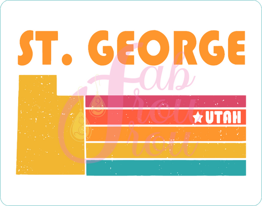 St. George Stripe 1 Magnet