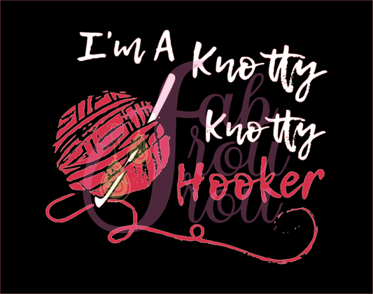 I'm a Knotty Hooker Magnet