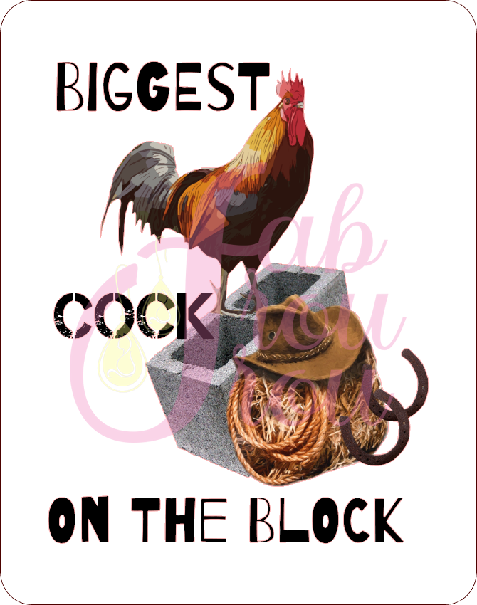 Biggest Cock On The Block Magnet
