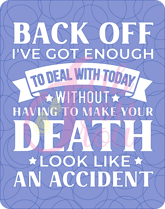 Death Look Like Accident Magnet