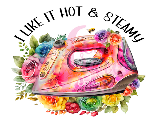 I Like It Hot and Steamy Iron Magnet