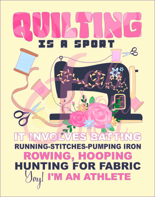 Quilting Is A Sport Magnet
